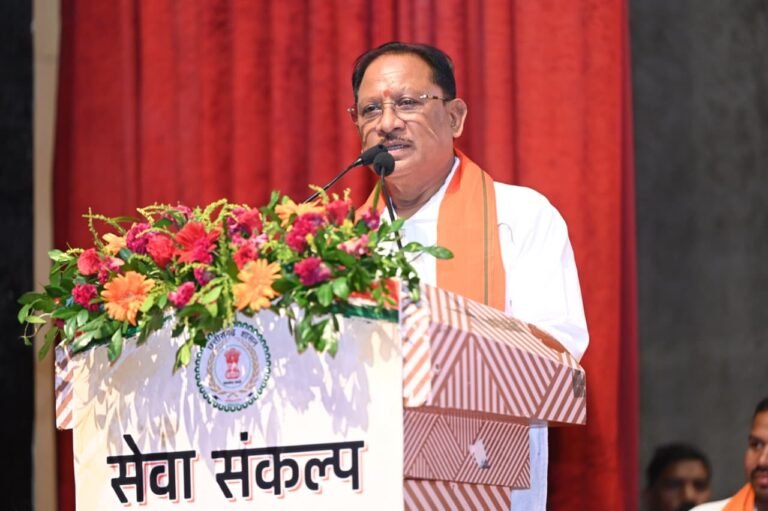 प्रधानमंत्री नरेंद्र मोदी के नेतृत्व में सशक्त और विकसित भारत का हो रहा निर्माण : मुख्यमंत्री साय